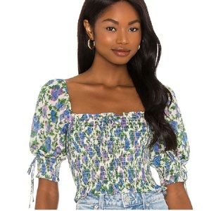 Bridget crop top wisteria